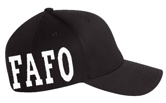FAFO fitted baseball cap